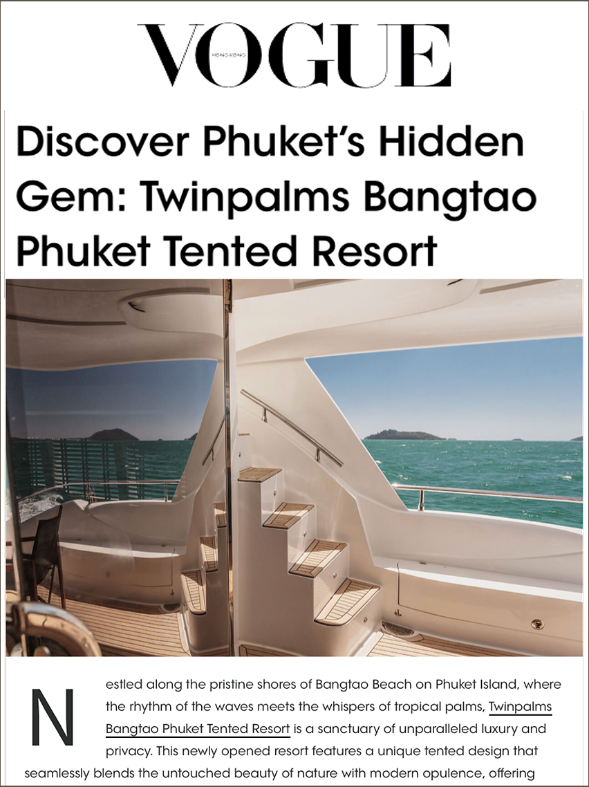 Twinpalms Phuket · Vogue