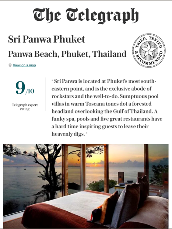 Sri panwa, Phuket · The Telegraph