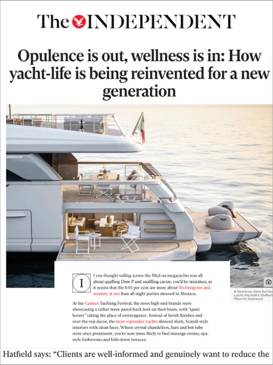 Sanlorenzo Yachts · The Independent